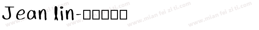 Jean lin字体转换